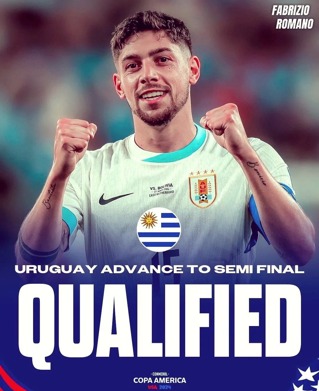 索塔斯破门，乌拉圭击败委内瑞拉晋级美洲杯四强